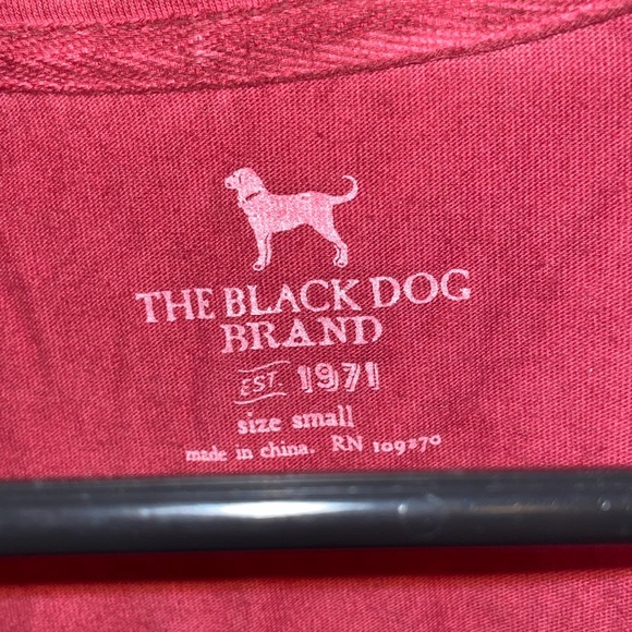 NWT The Black Dog Boyfriend Tee long sleeve, front pocket, relaxed fit cotton - Picture 7 of 12